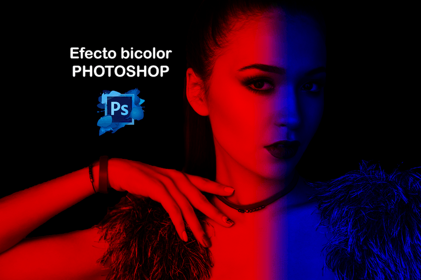 efecto bicolor en photoshop
