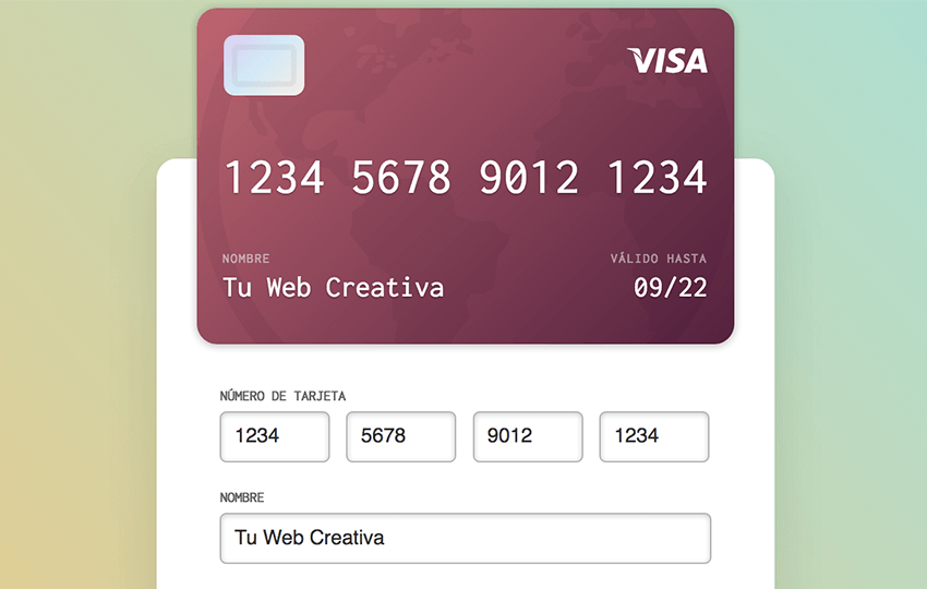 validación de tarjetas de crédito