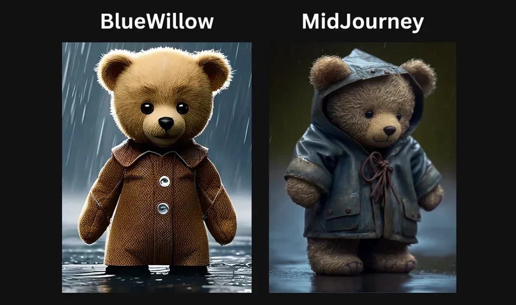 Comparación entre BlueWillow AI y Midjourney